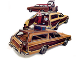 Ford Pinto Squire Wagon & Gran Torino Squire Wagon & LTD Country Squire Wagon 1975 photos