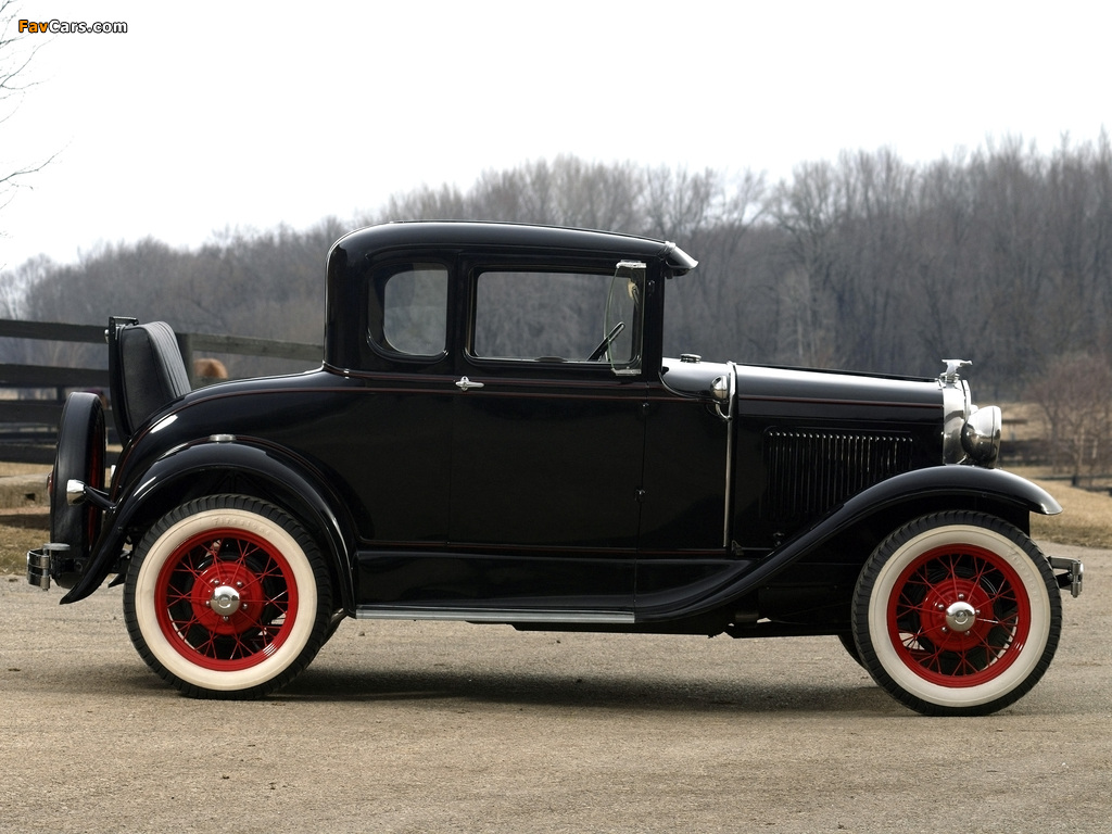 Photos of Ford Model A 5-window Coupe (45B) 1930–31 (1024 x 768)