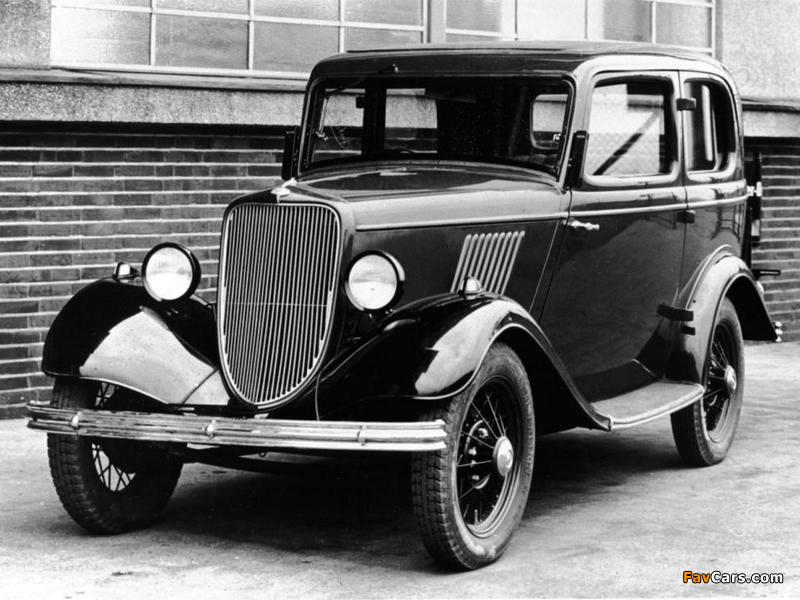 Ford Model Y 2-door Saloon 1932–37 photos (800 x 600)