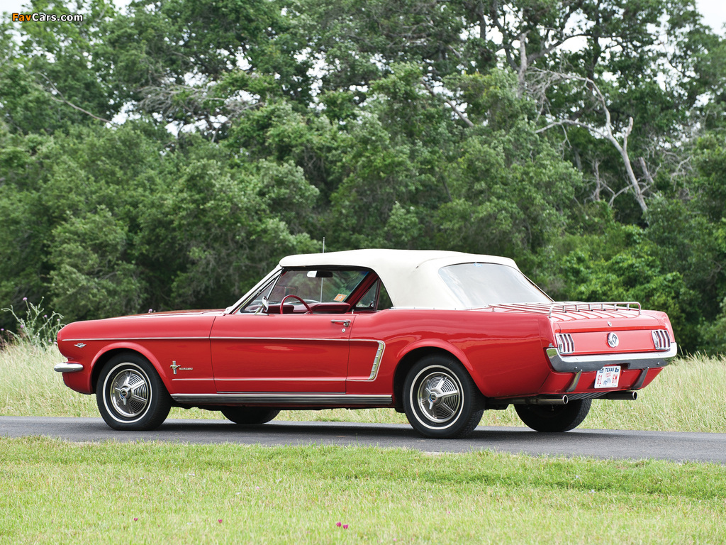 Mustang 289 Convertible 1965 images (1024 x 768)