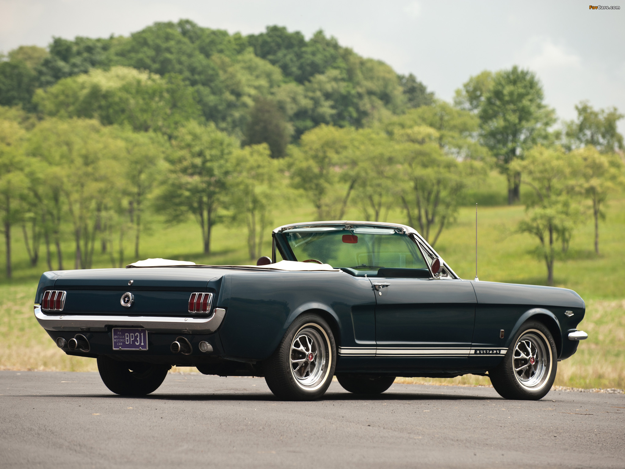 Mustang GT Convertible 1965 pictures (2048 x 1536)