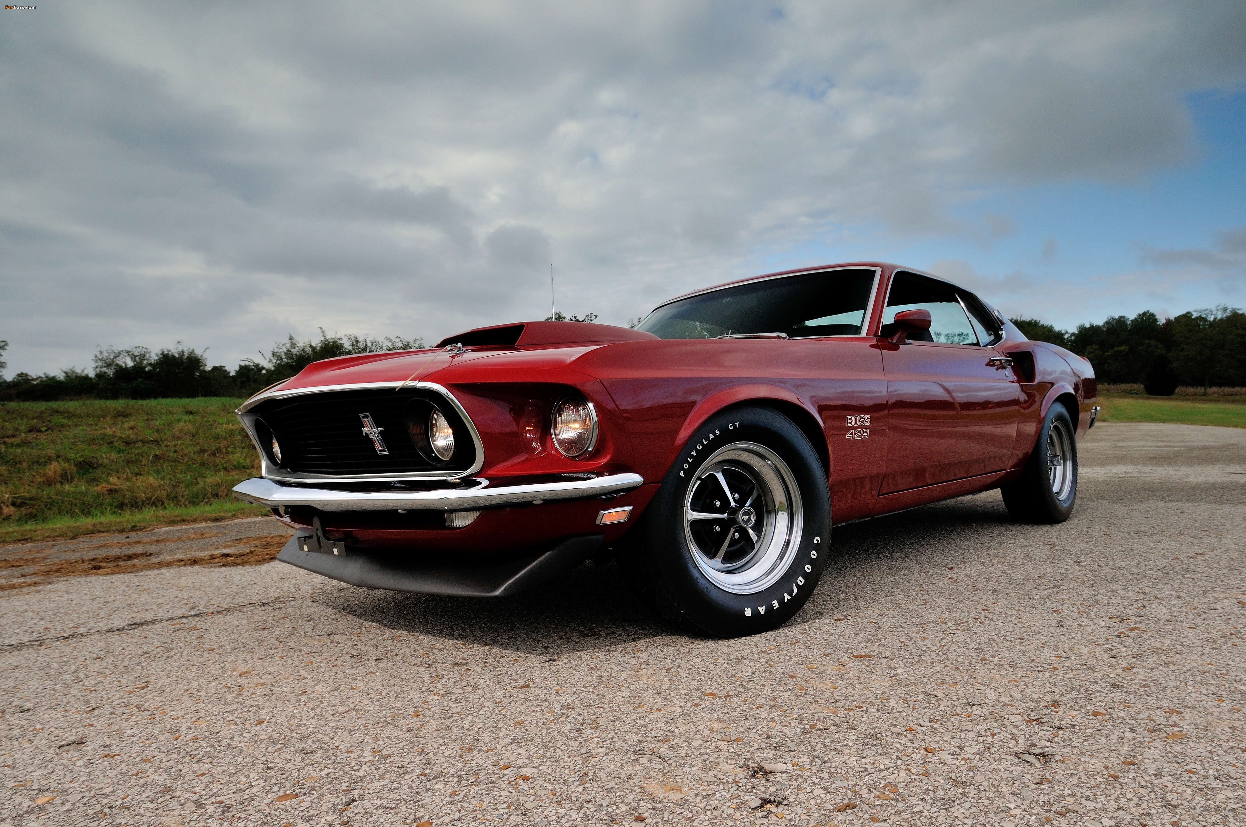 Ford Mustang Boss 429 (63B) 1969 wallpapers (4096 x 2720)