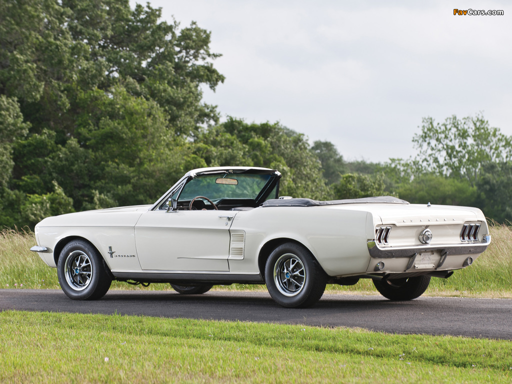 Images of Mustang Convertible 1967 (1024 x 768)