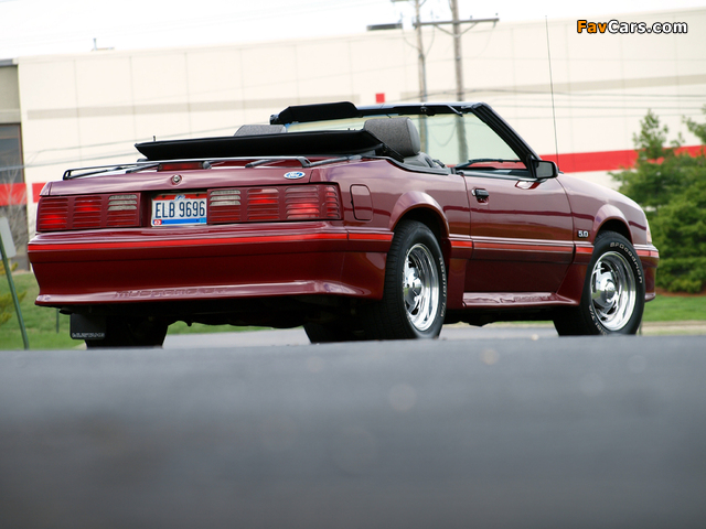 Images of Mustang GT 5.0 Convertible 1987–93 (640 x 480)