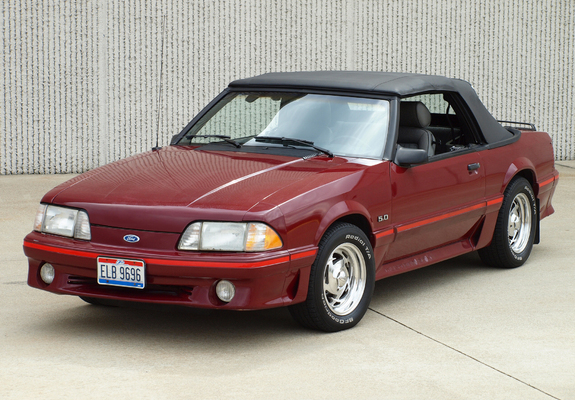Images of Mustang GT 5.0 Convertible 1987–93