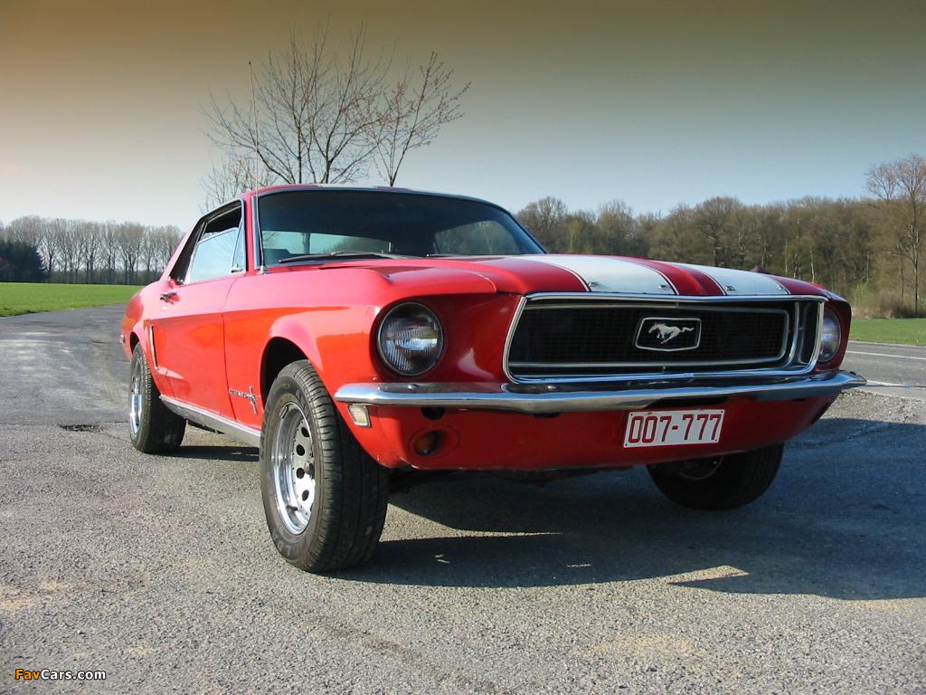 ford mustang gt hardtop 1968 года #8