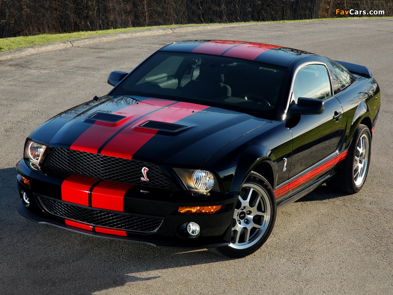 Shelby GT500 Red Stripe Appearance Package 2007 wallpapers (800 x 600)