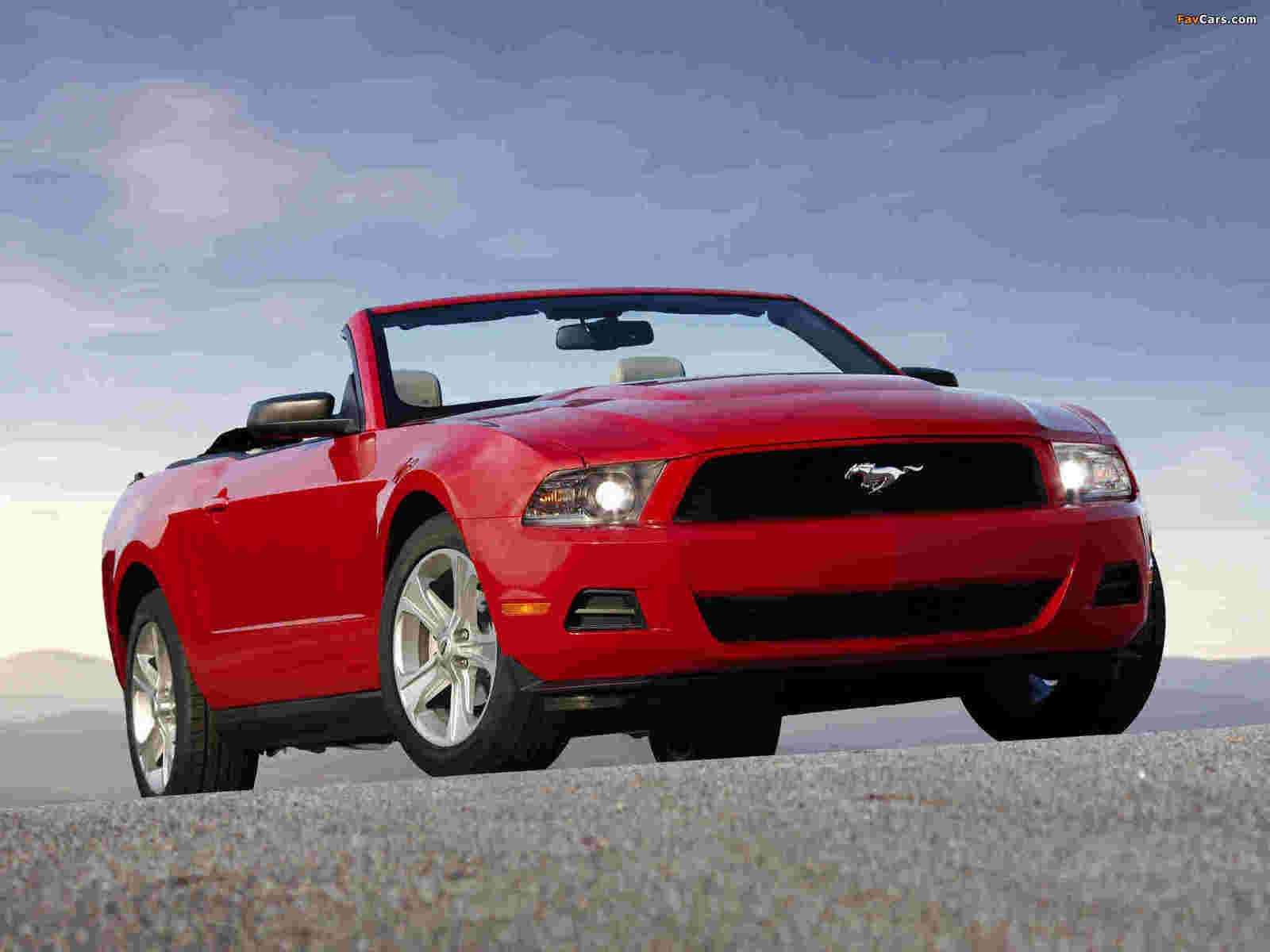 Mustang Convertible 2009–12 wallpapers (1600 x 1200)