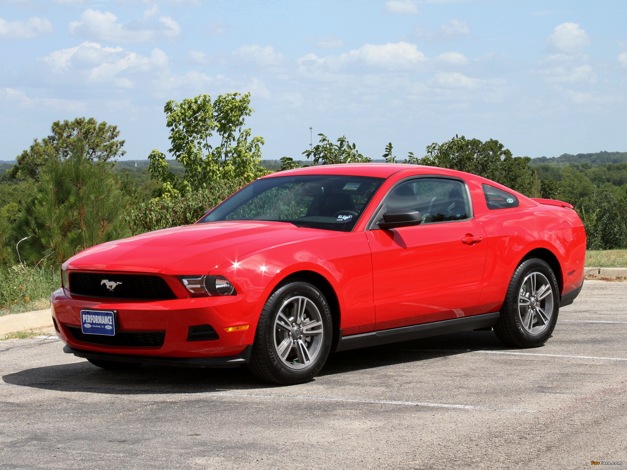 Mustang V6 2009–12 wallpapers (2048 x 1536)