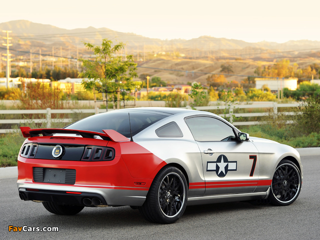 Mustang GT Red Tails 2012 wallpapers (640 x 480)