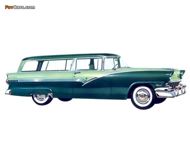 Ford Parklane Station Wagon 1956 pictures (640 x 480)