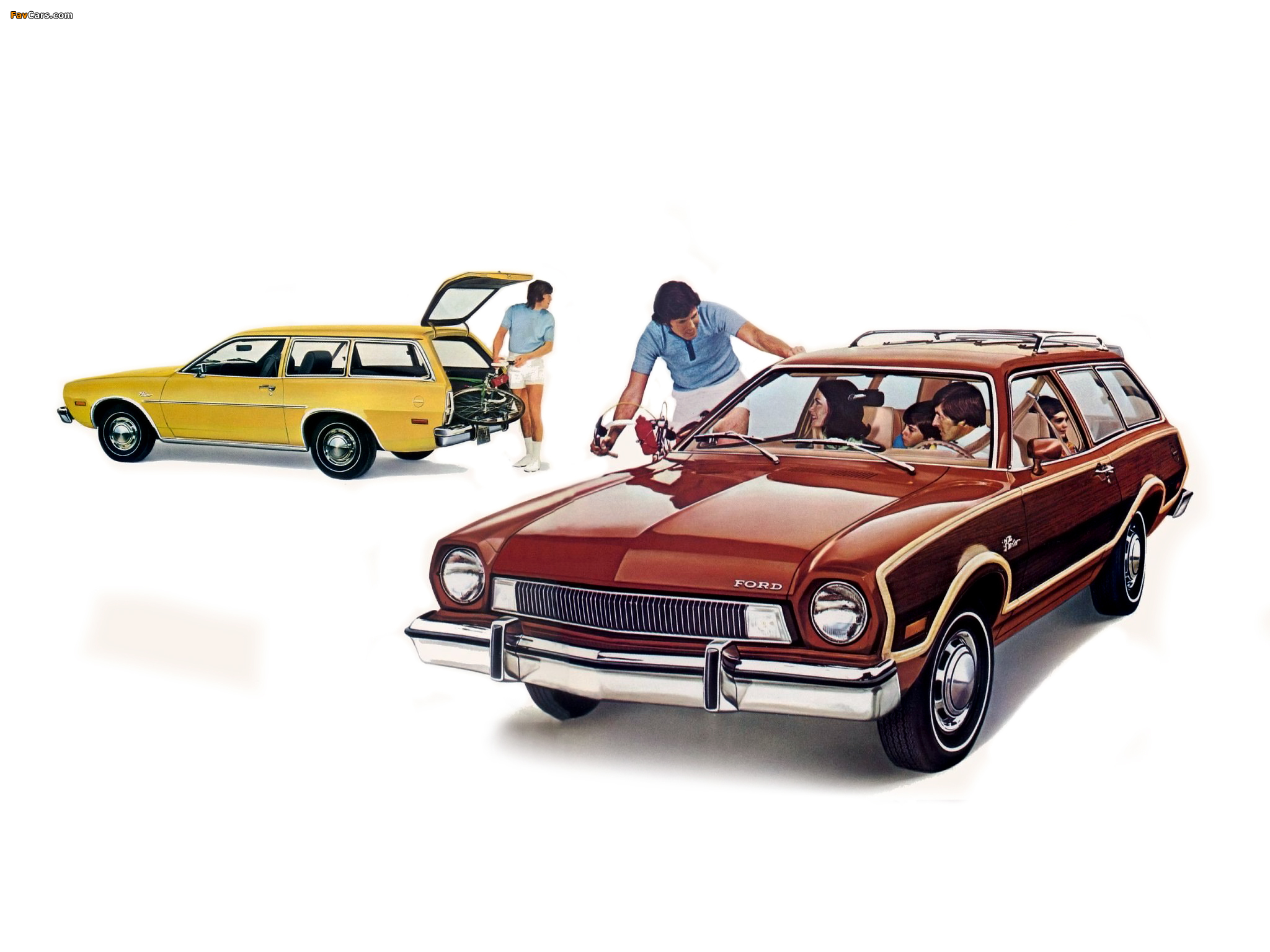 Ford Pinto Wagon & Pinto Squire Wagon 1975 wallpapers (2048 x 1536)