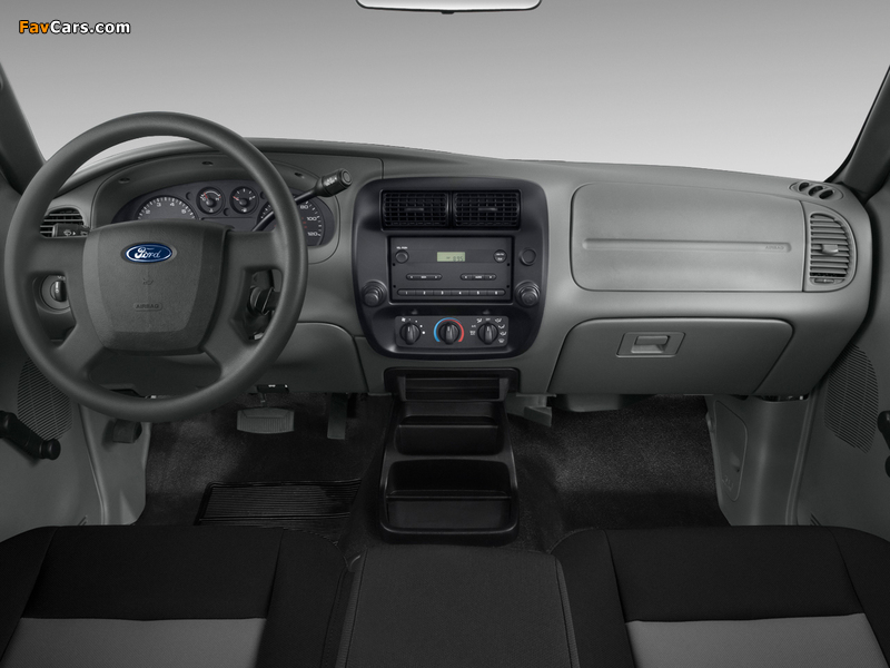 Pictures of Ford Ranger XL 2WD Super Cab 2008–11 (800 x 600)