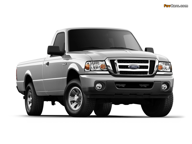 Pictures of Ford Ranger XLT Regular Cab 6-foot Box 2008–11 (800 x 600)