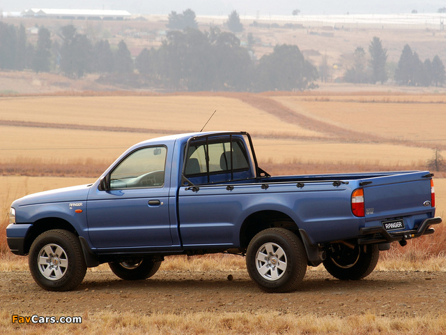 Ford Ranger Single Cab ZA-spec 2003–07 wallpapers (640 x 480)
