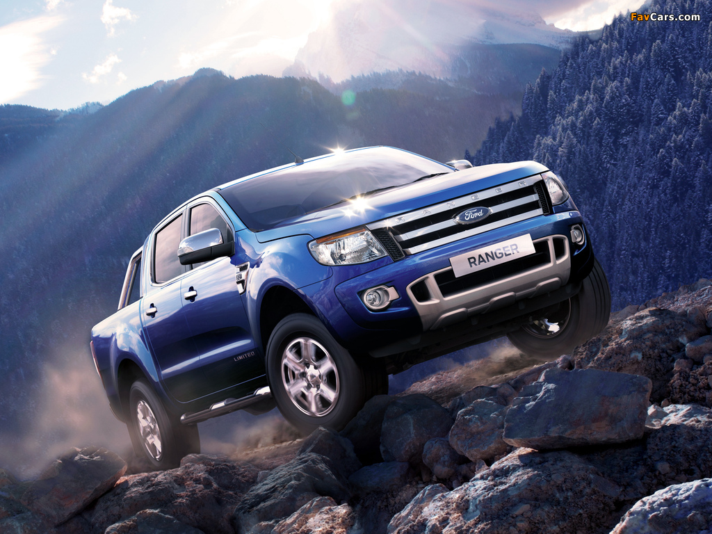 Ford Ranger Double Cab Limited UK-spec 2012 pictures (1024 x 768)