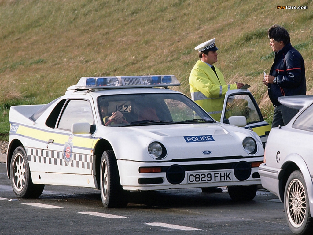 Photos of Ford RS200 Police 1984–86 (1024 x 768)