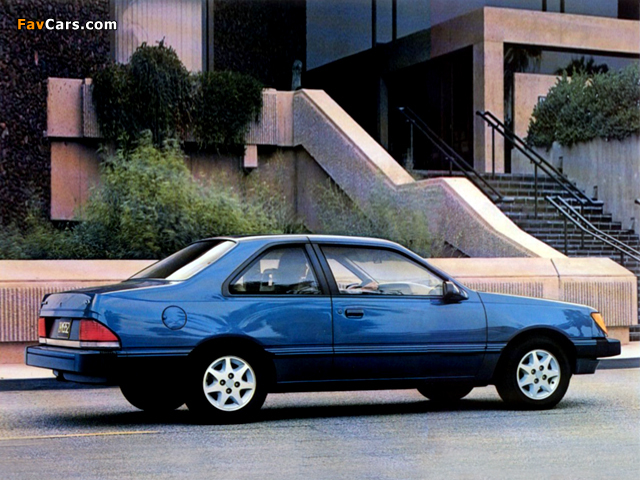 Ford Tempo Coupe 1984–92 wallpapers (640 x 480)