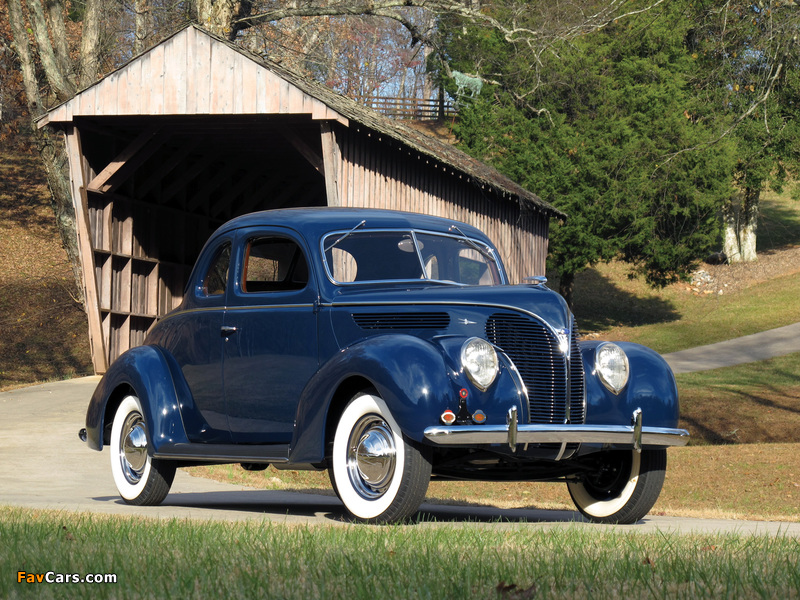 Ford V8 Deluxe 5-window Coupe (81A-770V) 1938 photos (800 x 600)