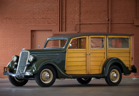 Pictures of Ford V8 Deluxe Station Wagon (48-790) 1935