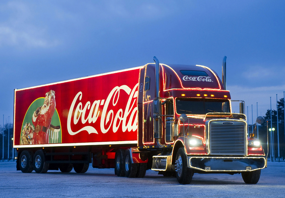 Freightliner Classic Coca-Cola Christmas Truck 2009 pictures