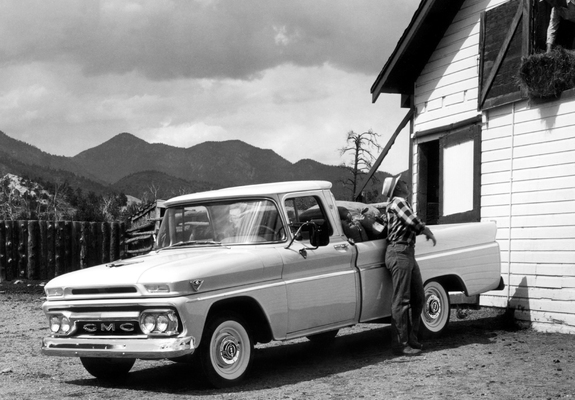 GMC 1000 Wideside Pickup Truck 1962 wallpapers