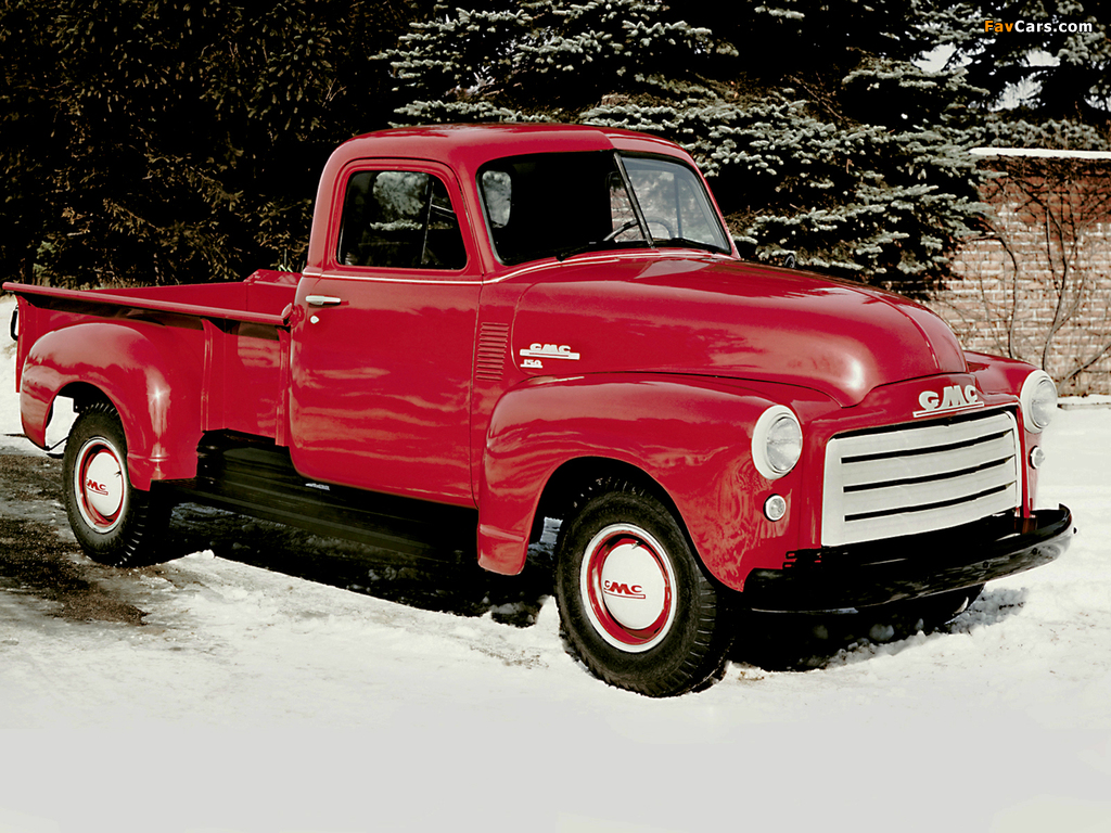 Photos of GMC 150 ¾-ton Pickup Truck (152-22) 1951 (1024 x 768)