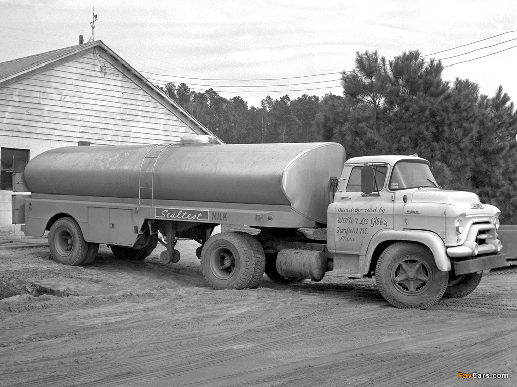 Photos of 1955–59 GMC F370 COE Tractor Truck (1024 x 768)