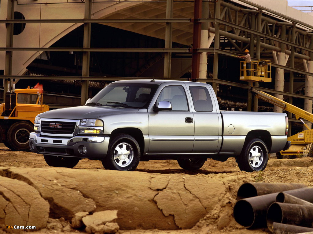 GMC Sierra Extended Cab 2002–06 images (1024 x 768)