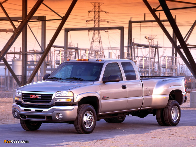 Images of GMC Sierra 3500 HD Extended Cab 2004–06 (800 x 600)