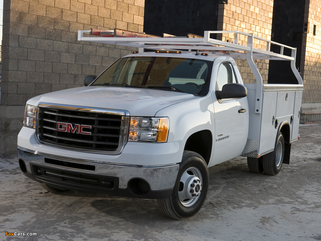 Images of GMC Sierra 3500 HD wService Utility Body 2008 (1024 x 768)