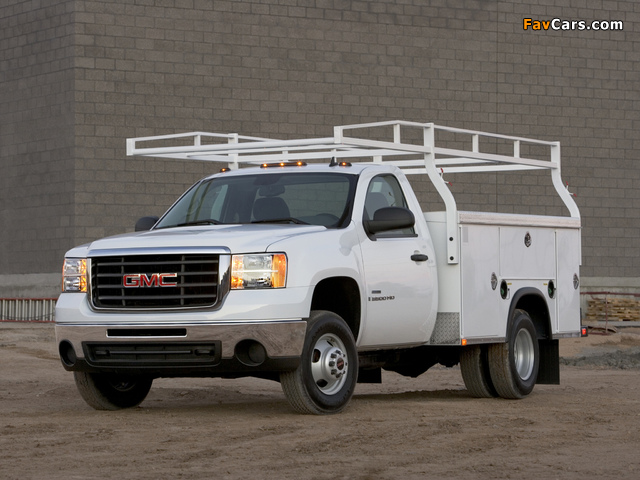 Pictures of GMC Sierra 3500 HD wService Utility Body 2008 (640 x 480)