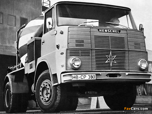 Henschel HS 16 TBM Mixer 1962–67 images (640 x 480)