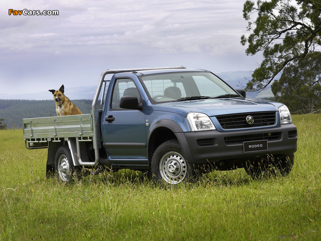 Photos of Holden Rodeo Single Chassis Cab 2003–06 (640 x 480)