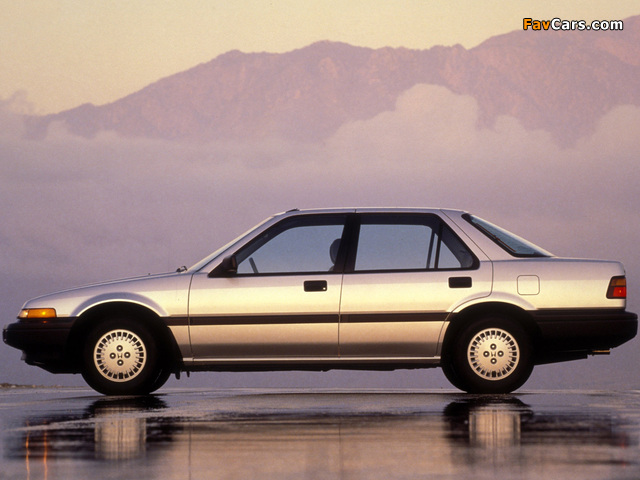 Images of Honda Accord Sedan US-spec (CA) 1986–89 (640 x 480)