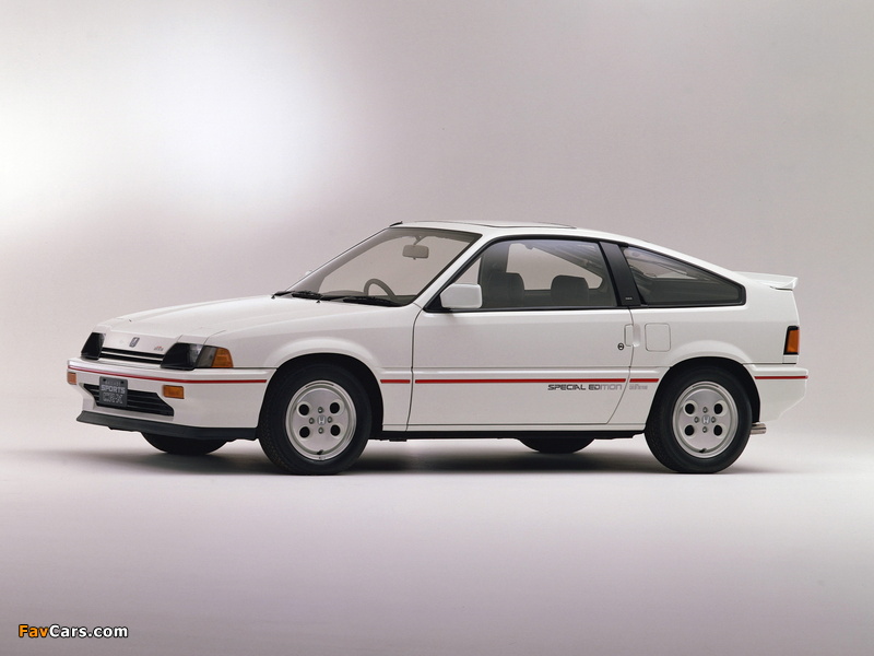 Honda Ballade Sports CR-X Special Edition 1984 pictures (800 x 600)