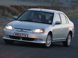 Honda Civic Sedan UK-spec 2001–03 wallpapers