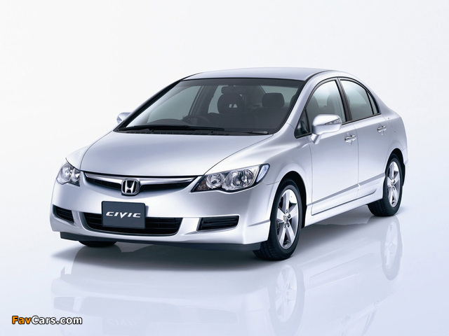 Honda Civic Sedan JP-spec (FD) 2006–08 photos (640 x 480)