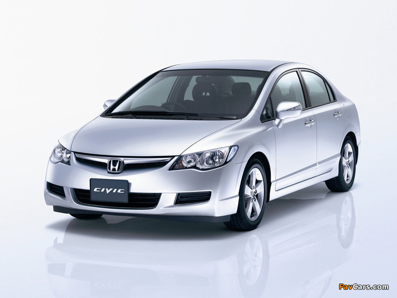 Honda Civic Sedan JP-spec (FD) 2006–08 photos (800 x 600)
