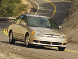 Photos of Honda Civic Hybrid US-spec (ES9) 2001–03