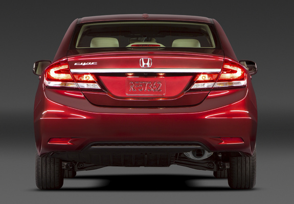 Photos of Honda Civic Sedan US-spec 2013