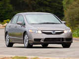 Pictures of Honda Civic Sedan US-spec 2008–11