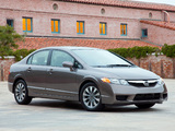 Pictures of Honda Civic Sedan US-spec 2008–11