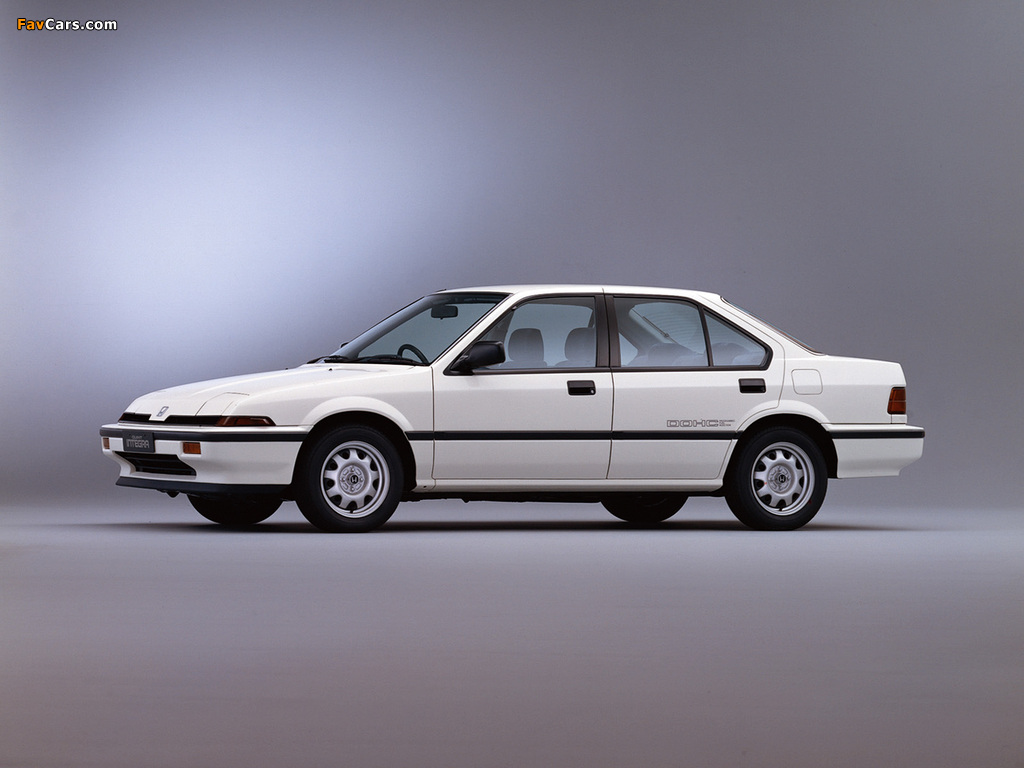 Honda Quint Integra GSi Sedan (DA1) 1986–89 wallpapers (1024 x 768)
