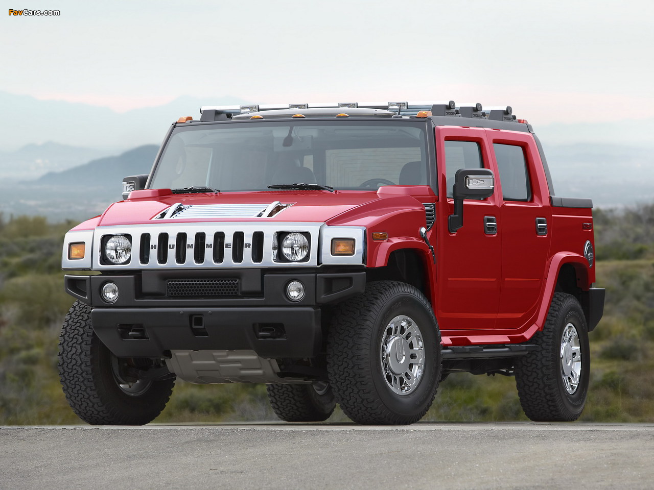 Photos of Hummer H2 SUT Victory Red Limited Edition 2007 (1280 x 960)
