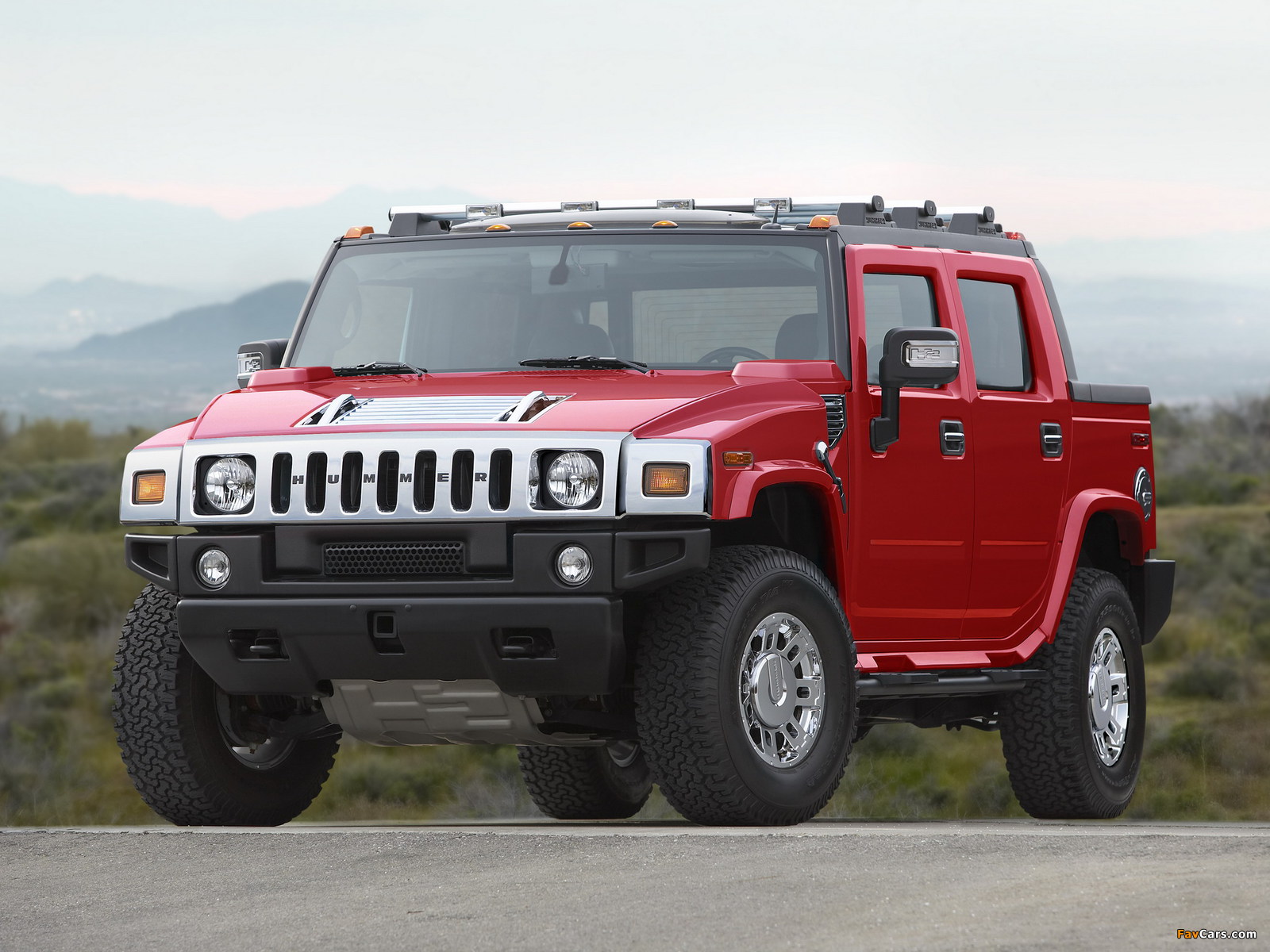 Photos of Hummer H2 SUT Victory Red Limited Edition 2007 (1600 x 1200)