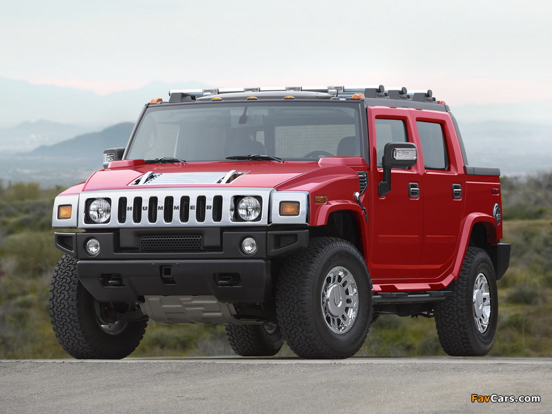 Photos of Hummer H2 SUT Victory Red Limited Edition 2007 (800 x 600)