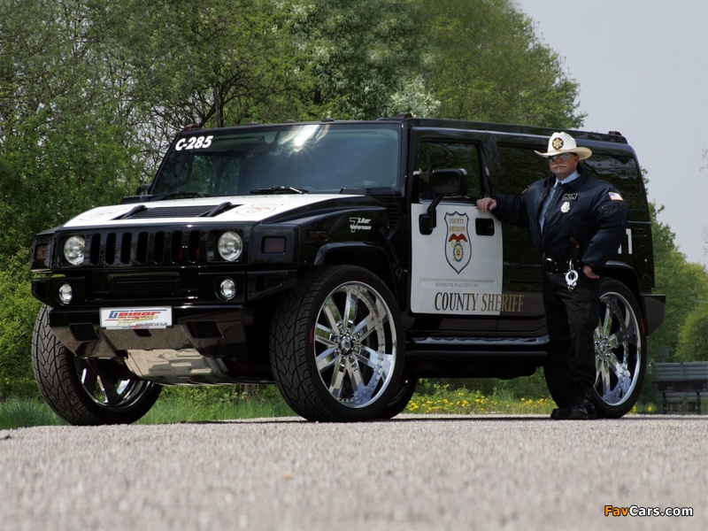 Geiger Hummer H2 Police 2006 wallpapers (800 x 600)