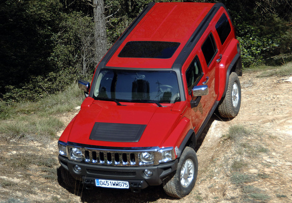 Pictures of Hummer H3 EU-spec 2007–10