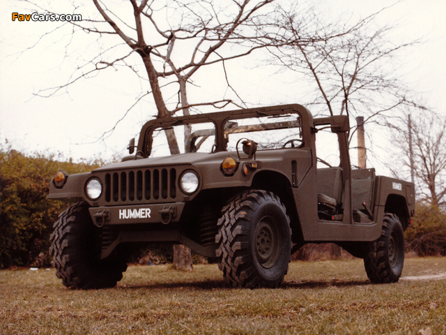 HMMWV XM998 Prototype II 1981–82 pictures (640 x 480)